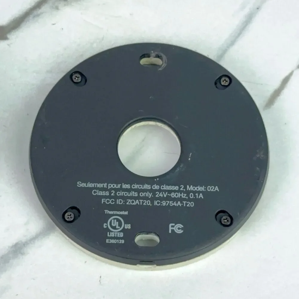Google Nest Thermostat 2nd Gen Programmable Thermostat 02A, With Base